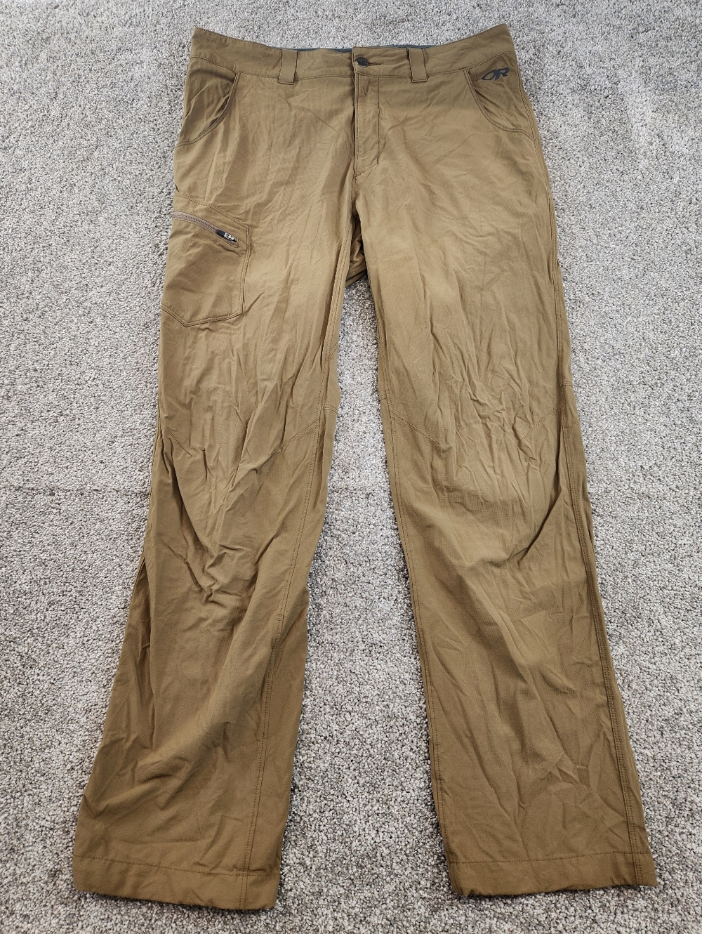 Outdoor Research Pants Mens Size 34  Hiking Zip Pocket Lightweight Nylon